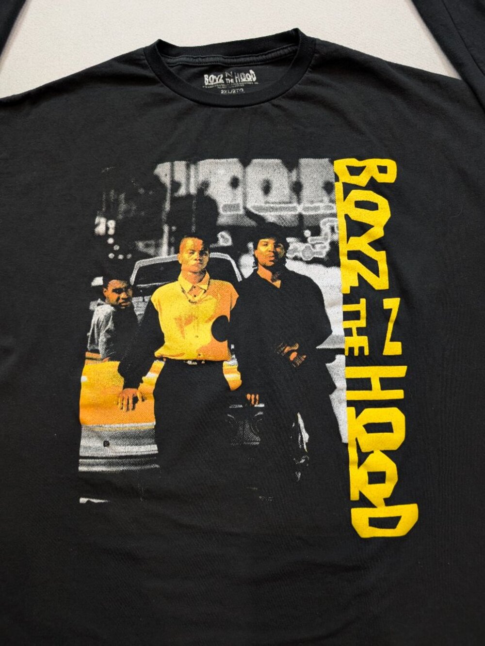 Boyz N The Hood Men's 2XL Black Long Sleeve Movie Graphic Tee